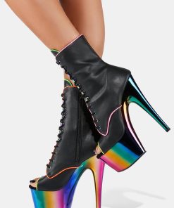 Adore-1021RC-02 Platform Ankle Boots