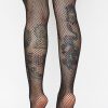 Night Take It Easy Fishnet Crotchless Tights