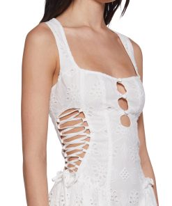 Alternative view of Blissful Breeze Eyelet Midi Dress