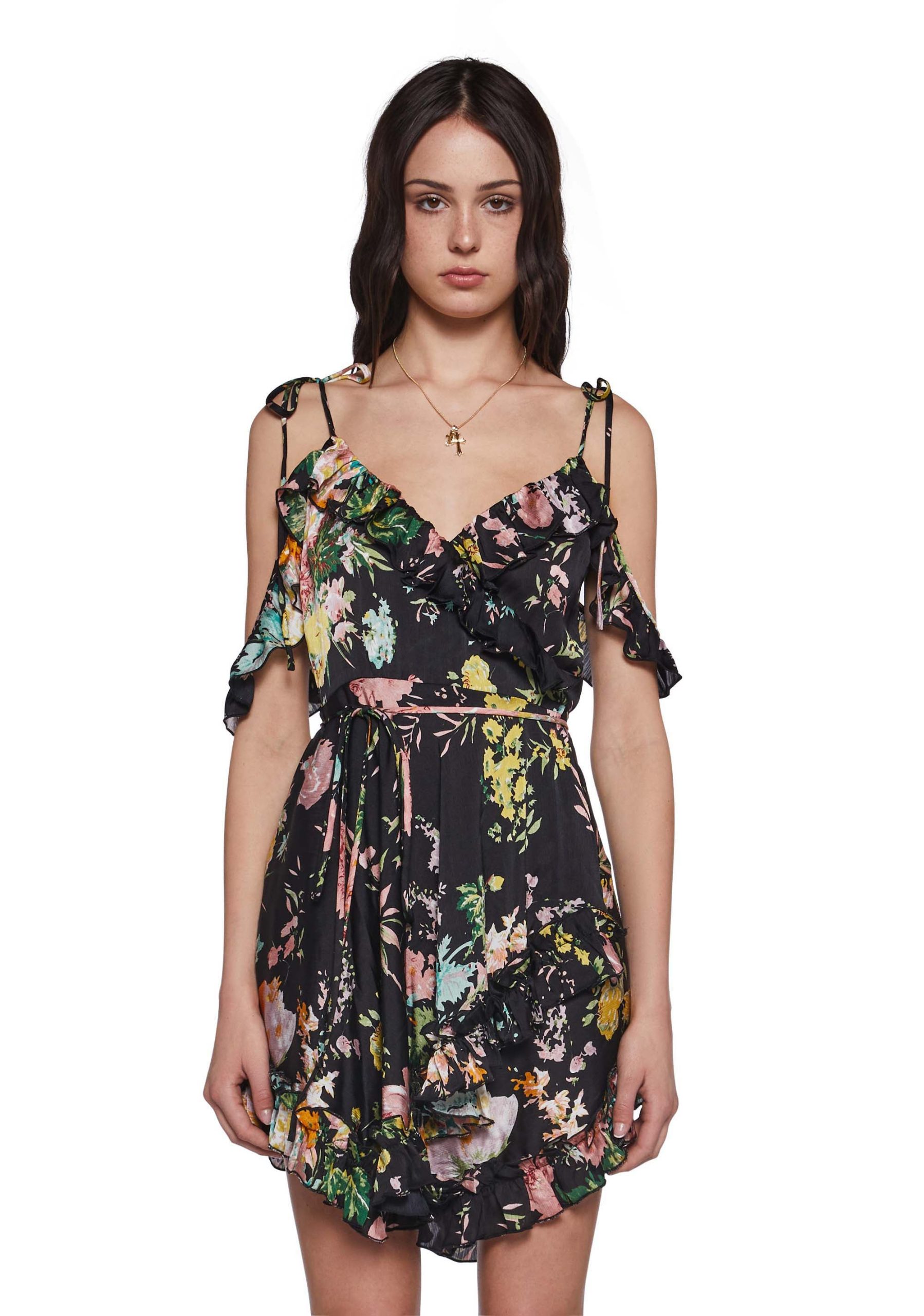Wildflower Dreams Wrap Dress ?C Floral