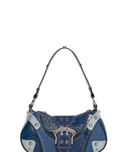 Savage Ways Denim Shoulder Bag