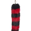 Foxtail Keychain - Red/Black