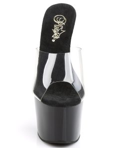 Alternative view of Adore-701 Platform Slides-Clear-Black