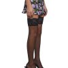 Floral Satin Mini Skirt