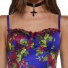 Floral Satin Slip Dress