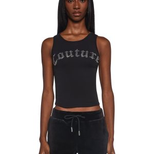 Big Bling Couture Tank Top ?C Black