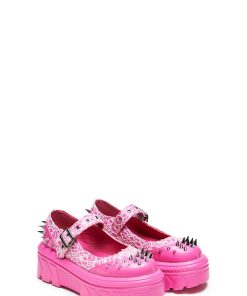 Alternative view of Candyfloss Demon Spiked Stomper Mary Janes