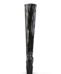 Alternative view of Adore-3000 Platform Thigh High Boots-Black PU