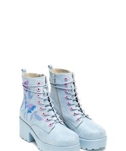 Alternative view of Butterfly Dune Suede Platform Military Boots