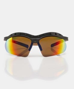 Iridescent Mirror Shield Sunglasses