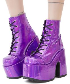 Alternative view of Camel-203 Platform Ankle Boots
