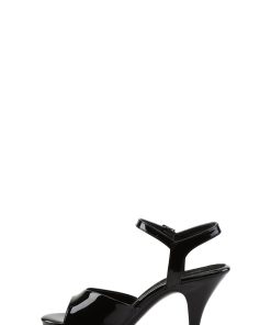 Alternative view of Belle-309 Platform Ankle Strap Sandals-Black