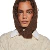 Fall Vibing Knit Hood ?C Brown
