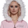 Faux Fur Trimmed Hoodie
