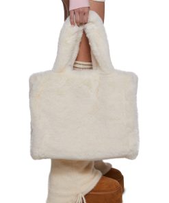 Alternative view of Cutie Pie Faux Fur Bag - White