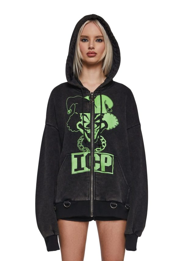 Glow In The Dark Juggla Washed Hoodie