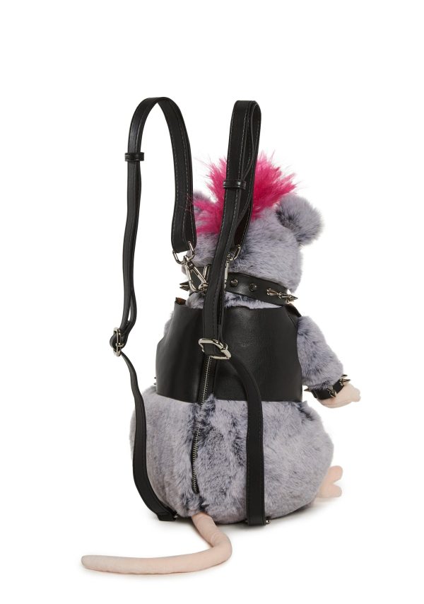 Mosh Pit Possum Plush Backpack