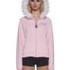 Faux Fur Trimmed Hoodie