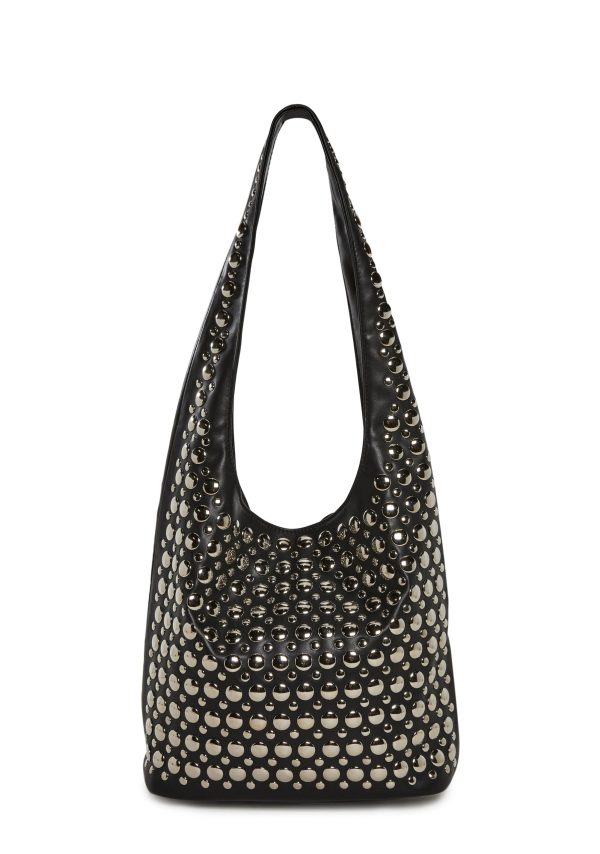 Mirror Images Tote Bag -Black