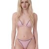 Ashlee Studded Bikini Set - Pink