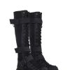 Low Traitor Knee High Boots ?C Black