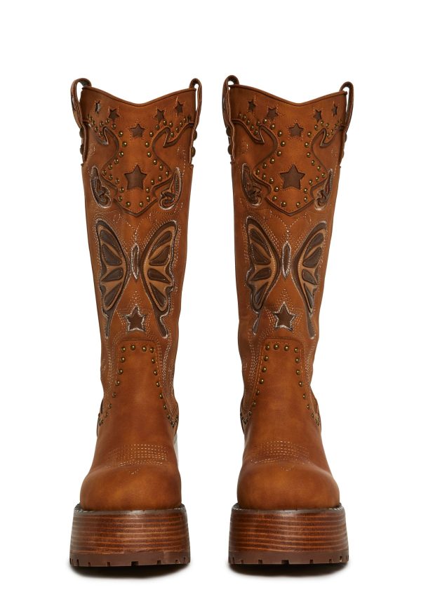 Butterfly Rodeo Western Boots ?C Copper