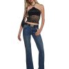 Fishnet Halter Top