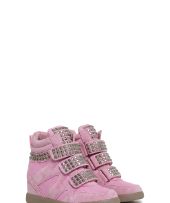 Alternative view of Ambient Wedge Sneakers With Studs - Pink