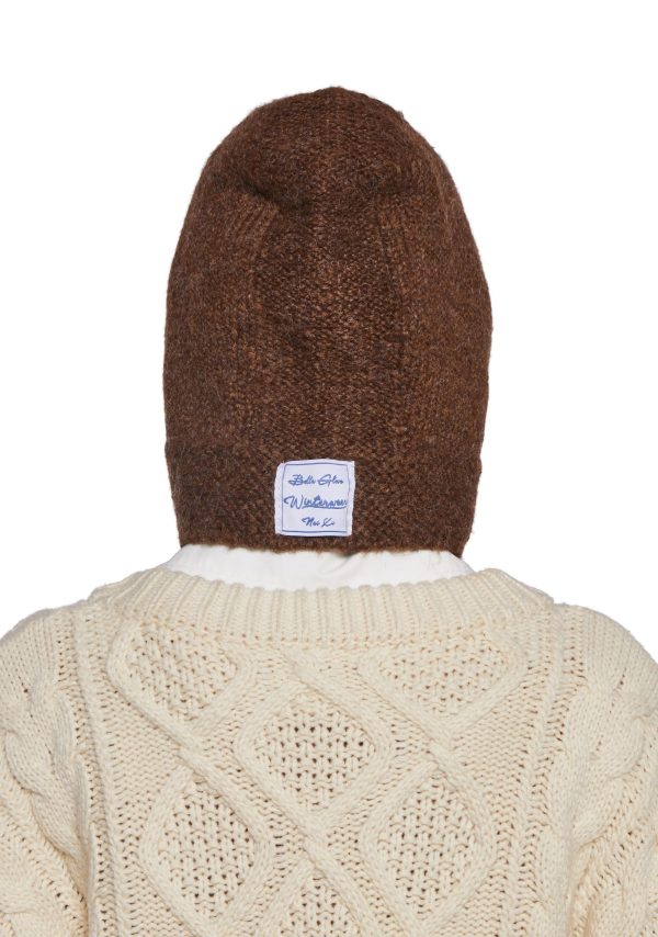 Fall Vibing Knit Hood ?C Brown