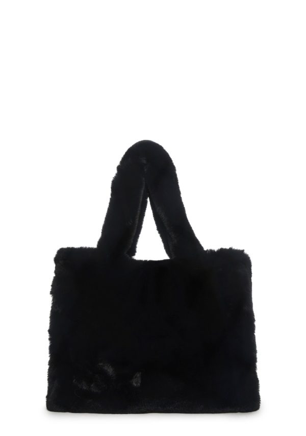 Cutie Pie Faux Fur Bag ?C Black