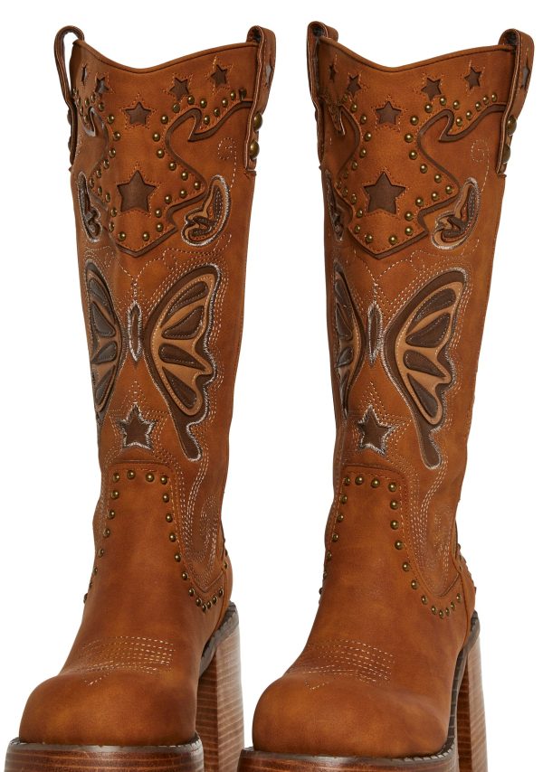 Butterfly Rodeo Western Boots ?C Copper