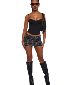 Alternative view of Adulting Buckle Corset Top