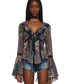 Alchemy Sparks Patchwork Blouse - Multi
