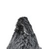 Arctic Noir Faux Fur Bag And Hat Set