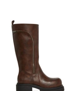 Small Town Girl Pocket Boots - Brown