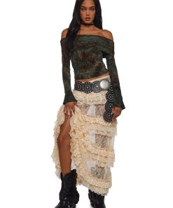 Alternative view of Unrivaled Charm Off The Shoulder Top