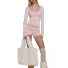 Cutie Pie Faux Fur Bag ?C White