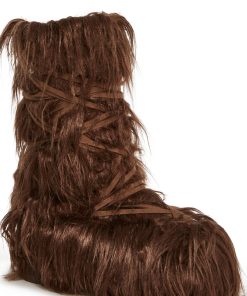 Alternative view of Warp Faux Fur Boots - Brown