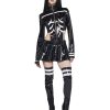 Kaneki Cosplay Mini Dress And Legwarmer Set