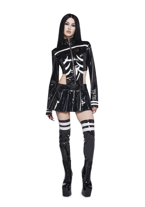 Kaneki Cosplay Mini Dress And Legwarmer Set