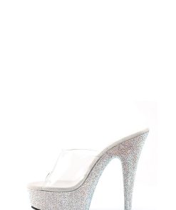 Alternative view of Bejeweled-601DM Platform Slides-Silver