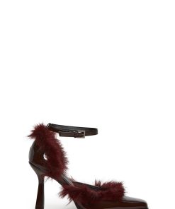 Chic Vanity Faux Fur Pointed Heels