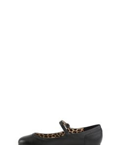 Alternative view of Anna-02 Mary Jane Ballet Flats-Black PU