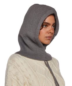 Alternative view of Cold Stare Hood WIth Strings