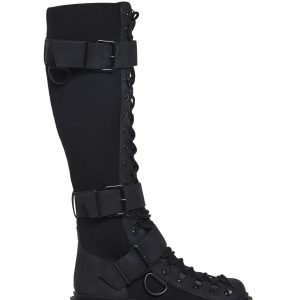 Low Traitor Knee High Boots ?C Black