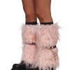 Cotton Candy Faux Fur Leg Warmers