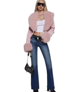 Alternative view of Elle Low Rise Jeans - Light Blue
