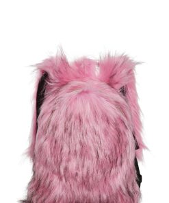Alternative view of Rosy Roam Faux Fur Backpack - Pink