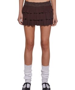 Study Sesh Ruffled Skirt