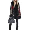 Arctic Noir Faux Fur Bag And Hat Set